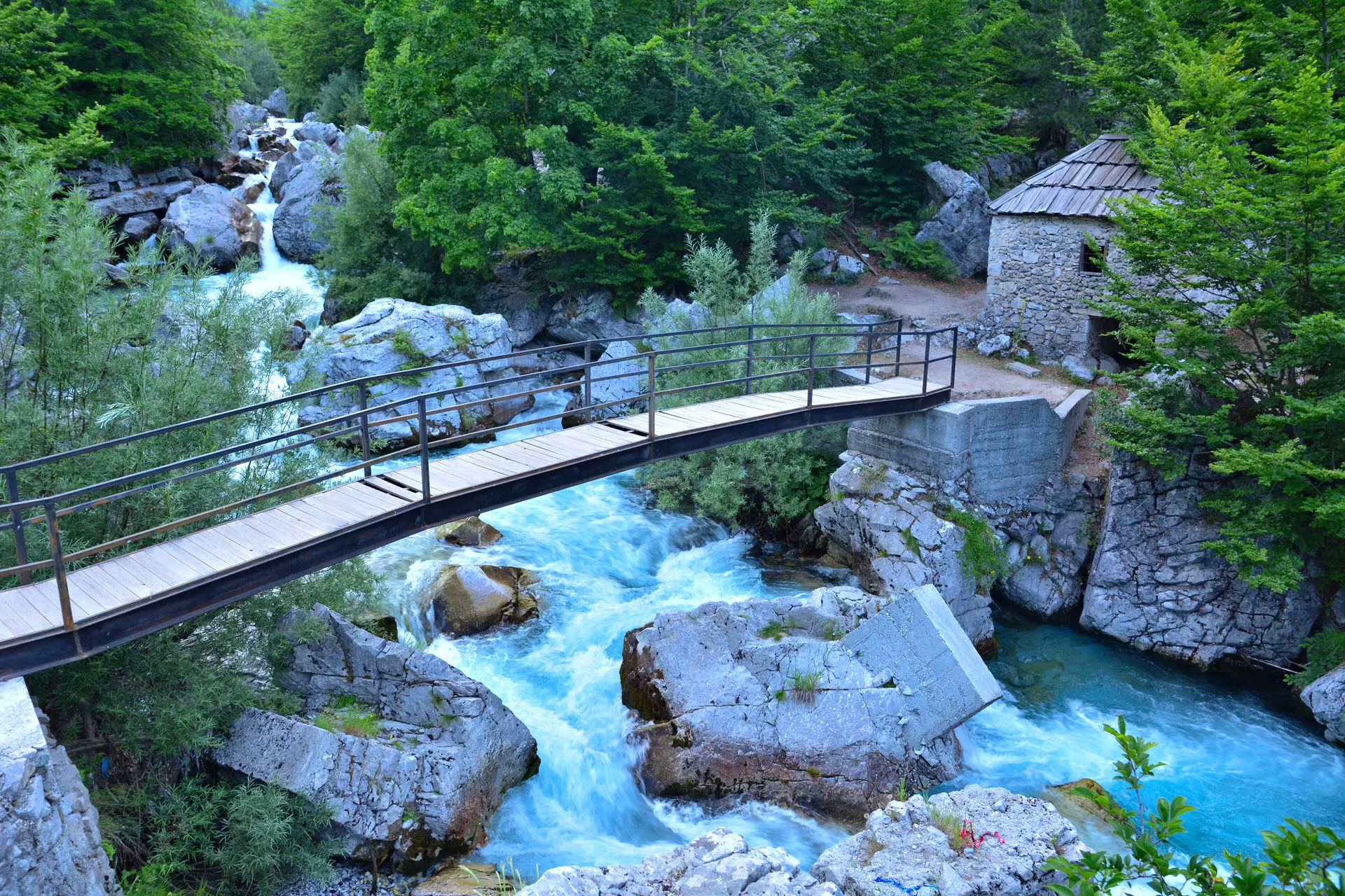 destination valbona — original Enduro Albania photograph