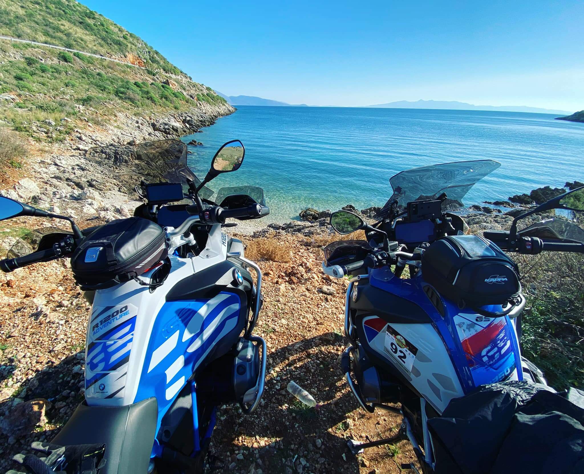 tour sud — photographie originale Enduro Albania